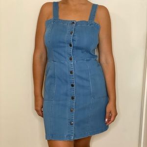 Blue jean dress.